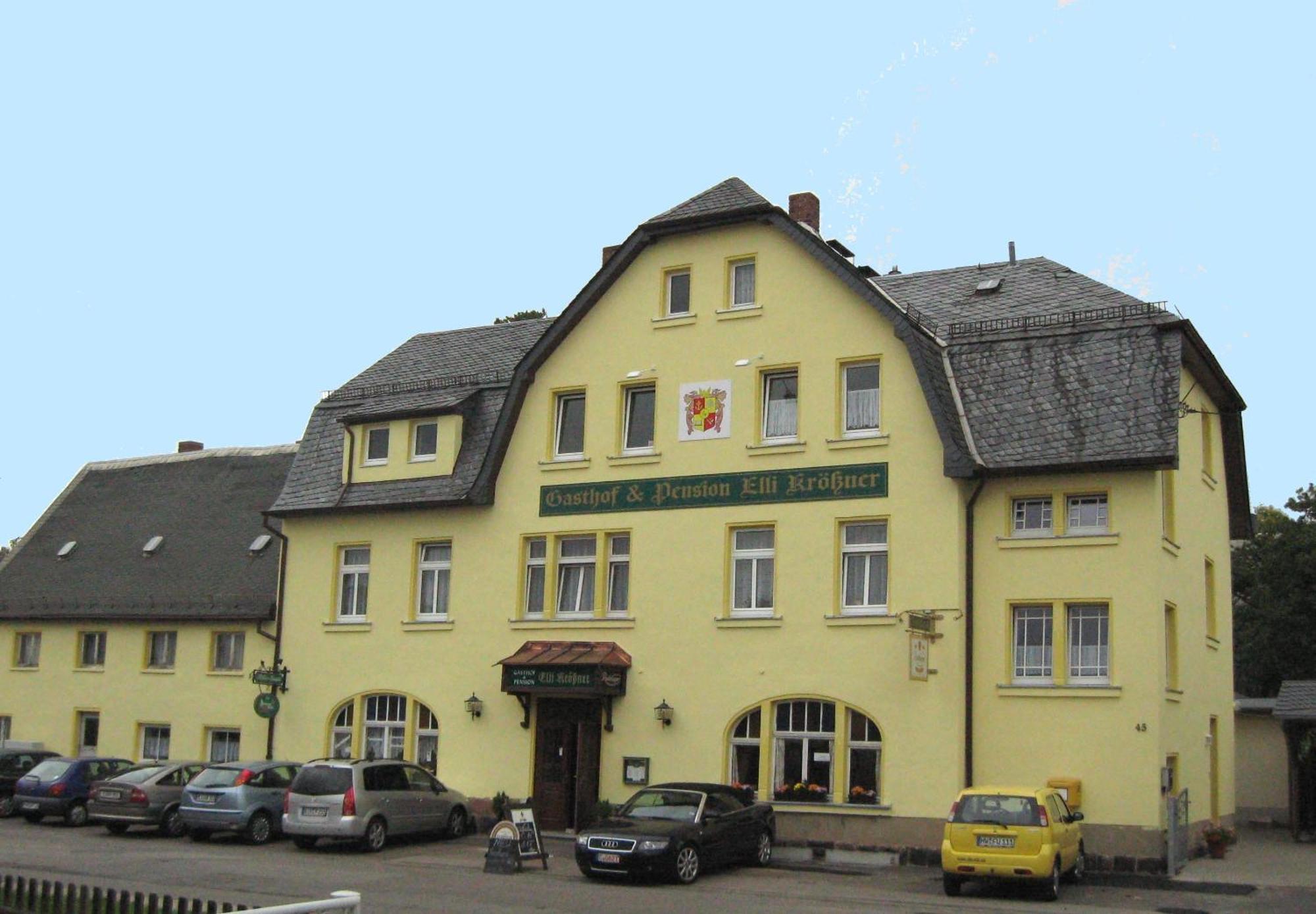 Pension Elli Kroessner Hartmannsdorf bei Chemnitz Exterior photo